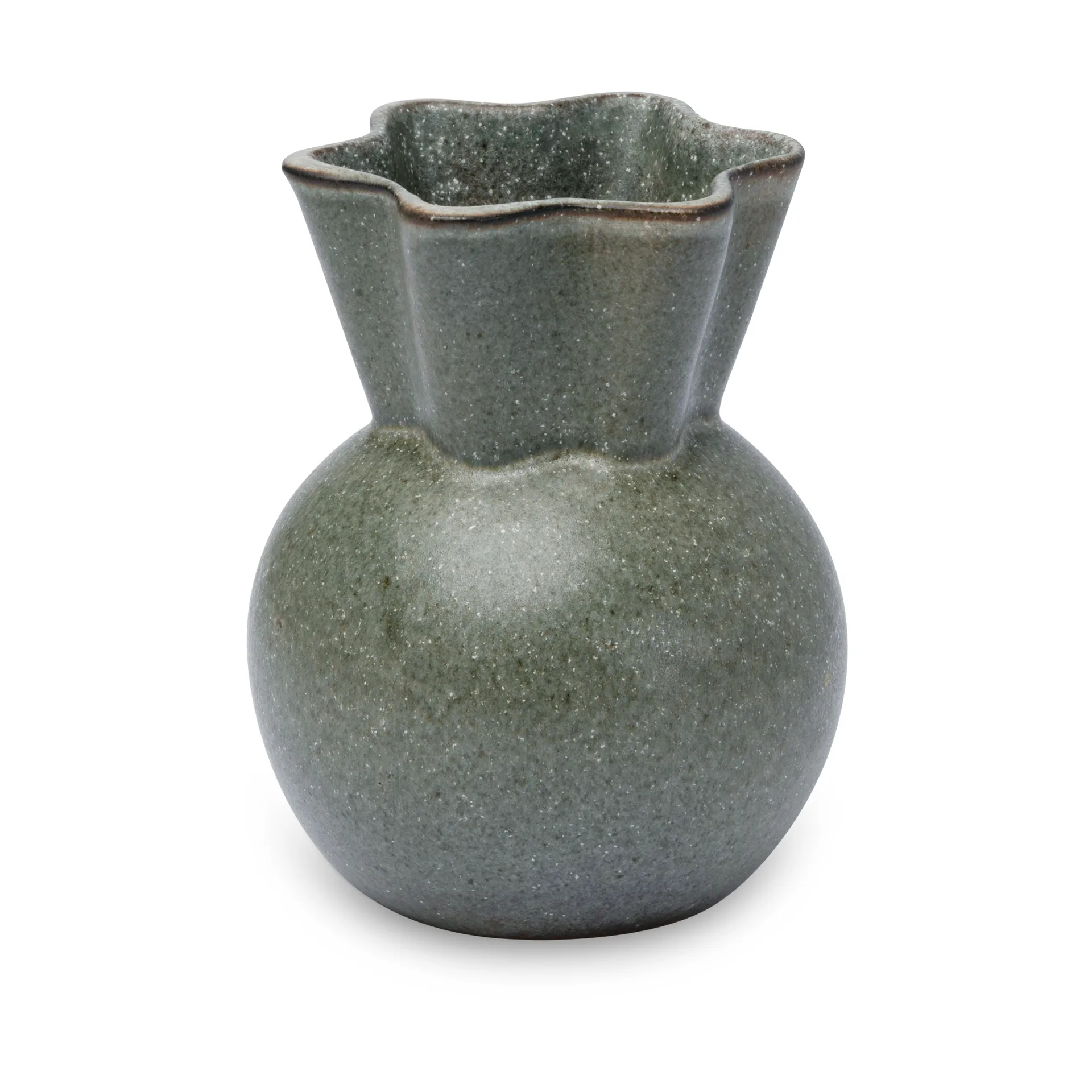 Eva Stæhr-Nielsen Vase 14 cm, Moosgrün Spring Copenhagen