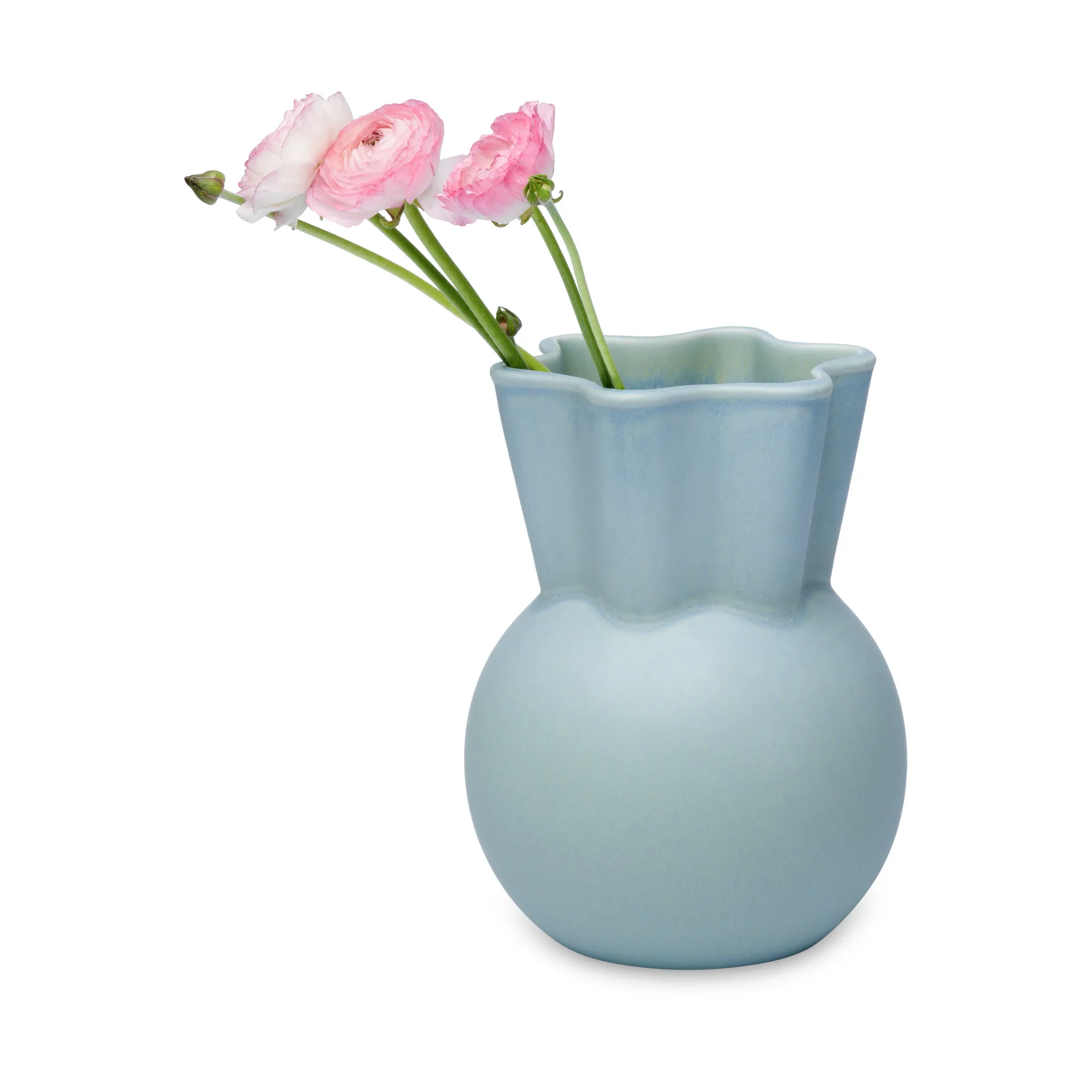 Eva Stæhr-Nielsen Vase 20 cm, Hellblau Spring Copenhagen