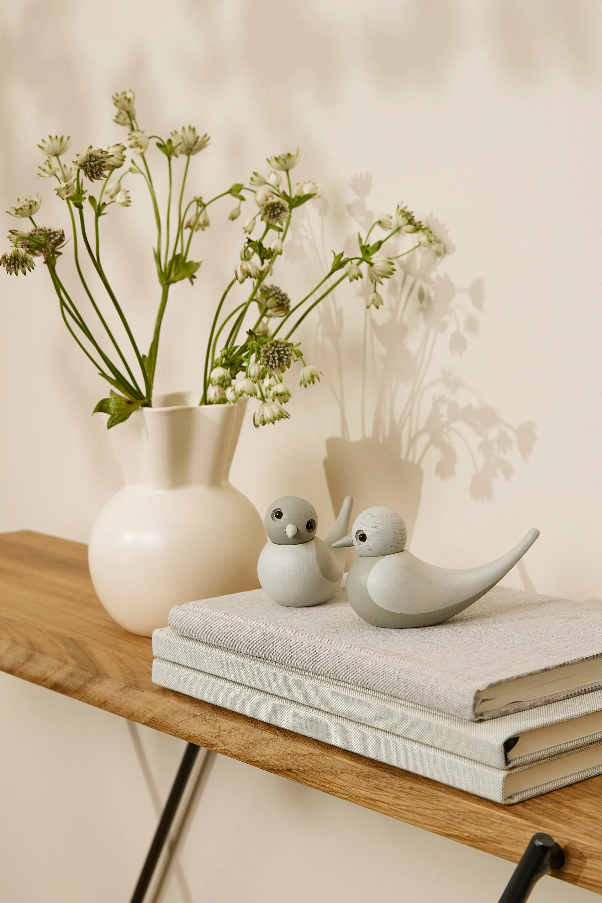 Figaro Schwalbe Dekoration 5,5 cm, Grau Spring Copenhagen