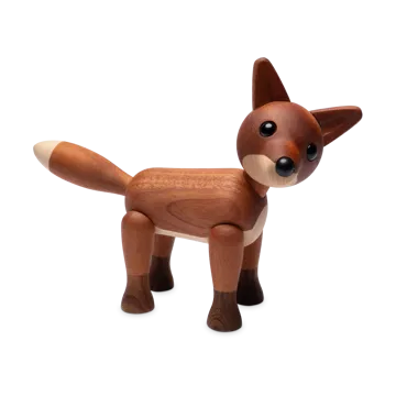 Foxy Fuchs Dekoration 12 cm - Mahogny - Spring Copenhagen