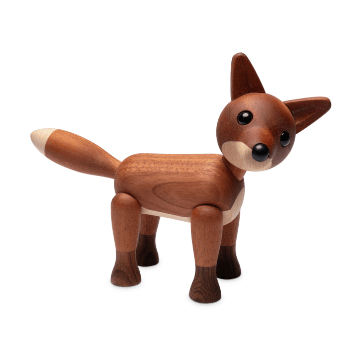 Foxy Fuchs Dekoration 12 cm - Mahogny - Spring Copenhagen