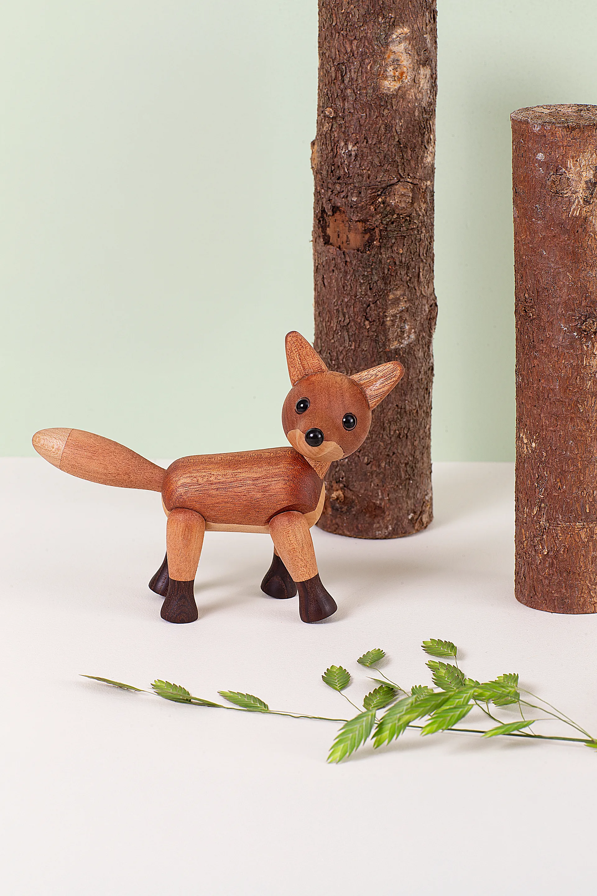 Foxy Fuchs Dekoration 12 cm, Mahogny Spring Copenhagen