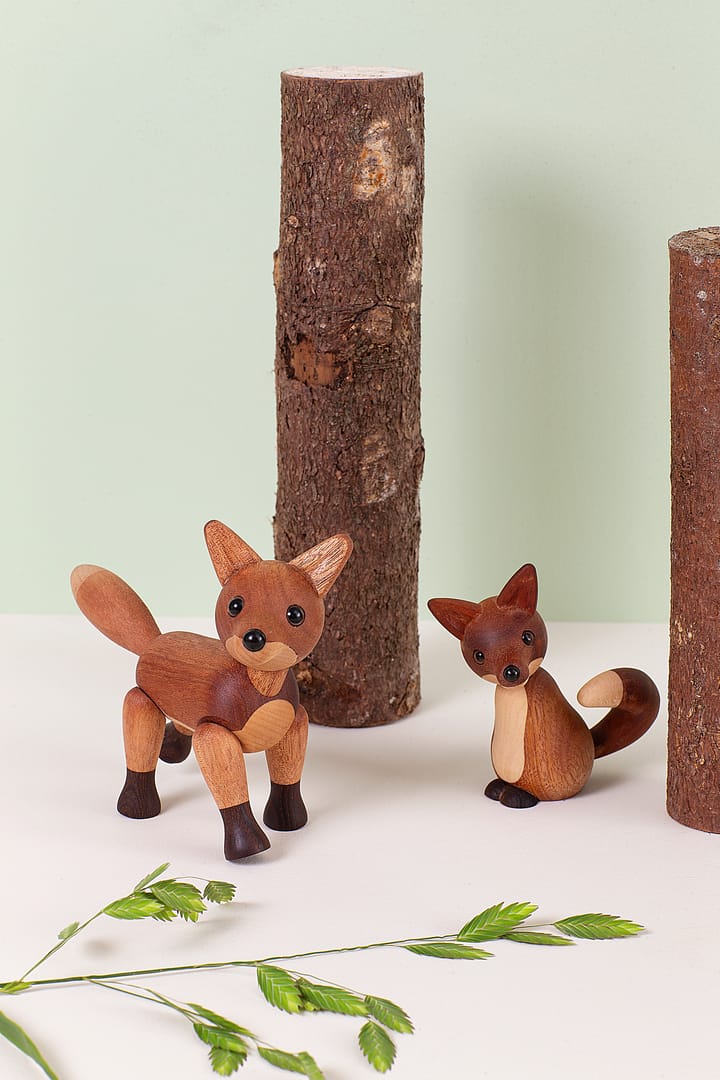 Foxy Fuchs Dekoration 12 cm, Mahogny Spring Copenhagen