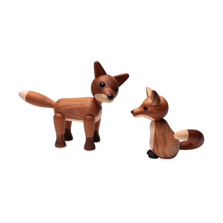 Foxy Fuchs Dekoration 12 cm, Mahogny Spring Copenhagen