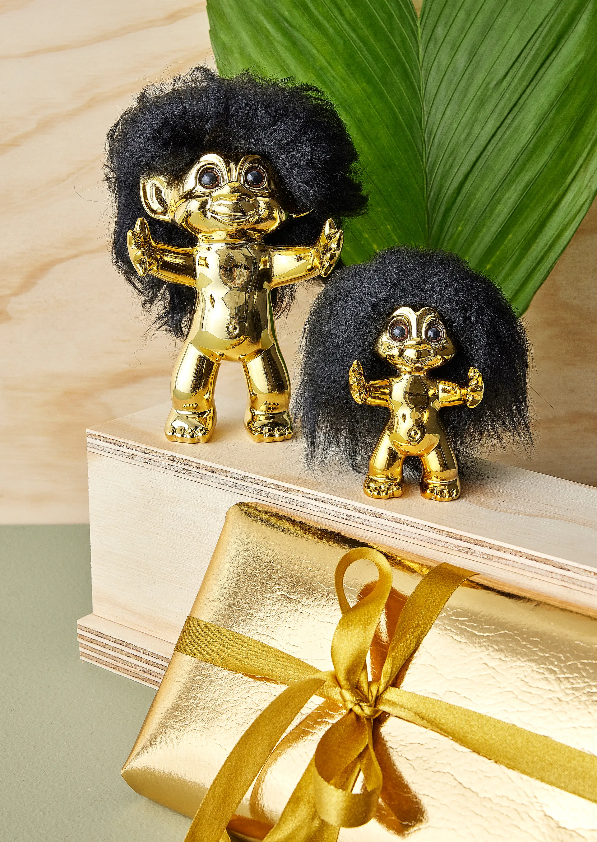 Glückstroll 9 cm, Messing Spring Copenhagen