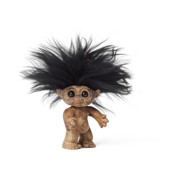 Good luck troll 9 cm - oak - Spring Copenhagen