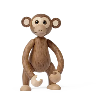 Jolly Affe Dekoration 11 cm - oak - Spring Copenhagen