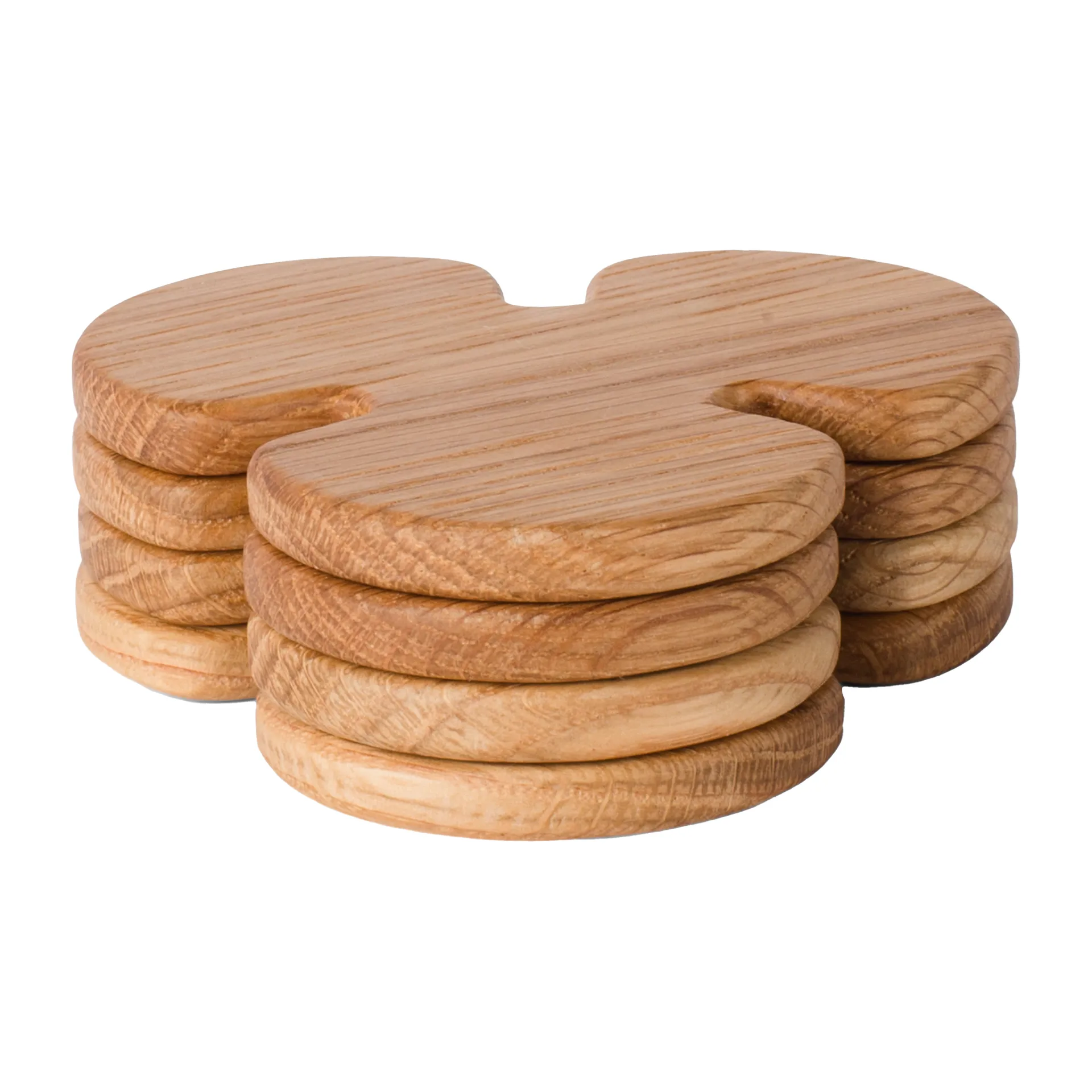 Lucky Glasuntersetzer 4er Pack, Eiche Spring Copenhagen