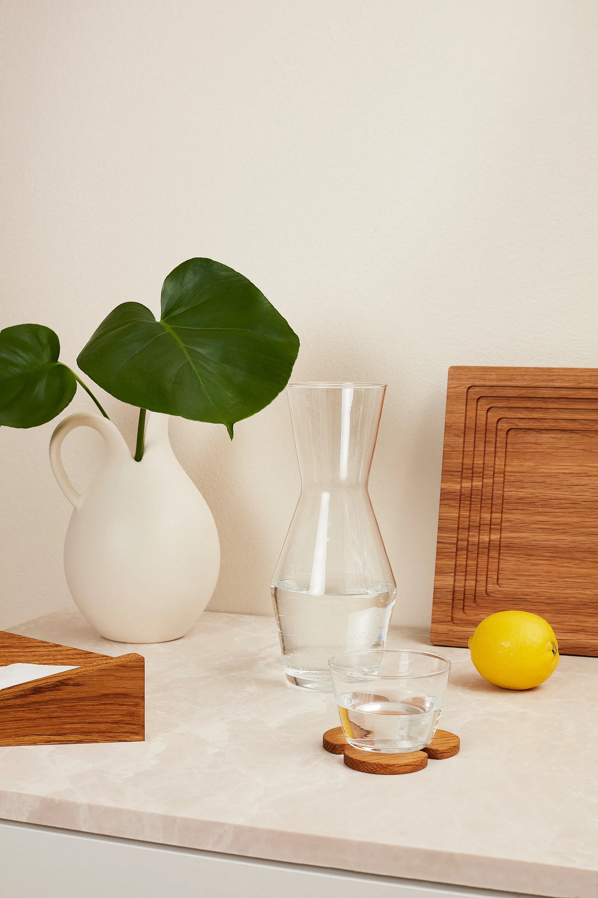 Lucky Glasuntersetzer 4er Pack, Eiche Spring Copenhagen