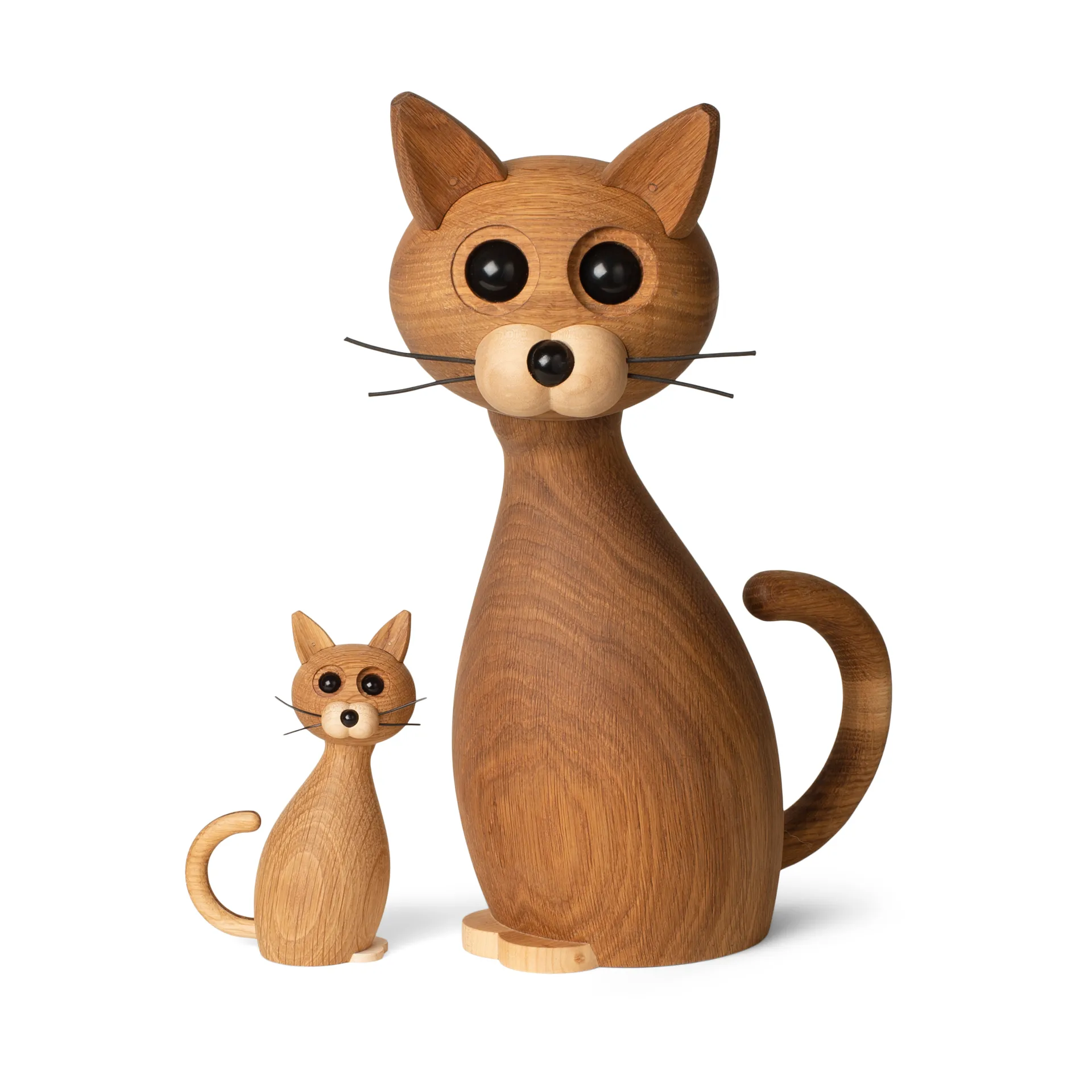 Lucky Katze Dekoration 42 cm, Eiche-Ahorn Spring Copenhagen