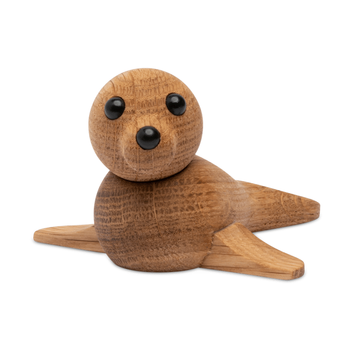 Mini Seehund Dekoration 9 cm - Eiche - Spring Copenhagen