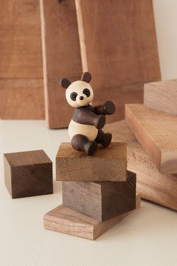 Pixi Panda Dekoration Ahorn 9 cm - Braun - Spring Copenhagen