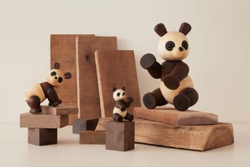 Pixi Panda Dekoration Ahorn 9 cm - Braun - Spring Copenhagen