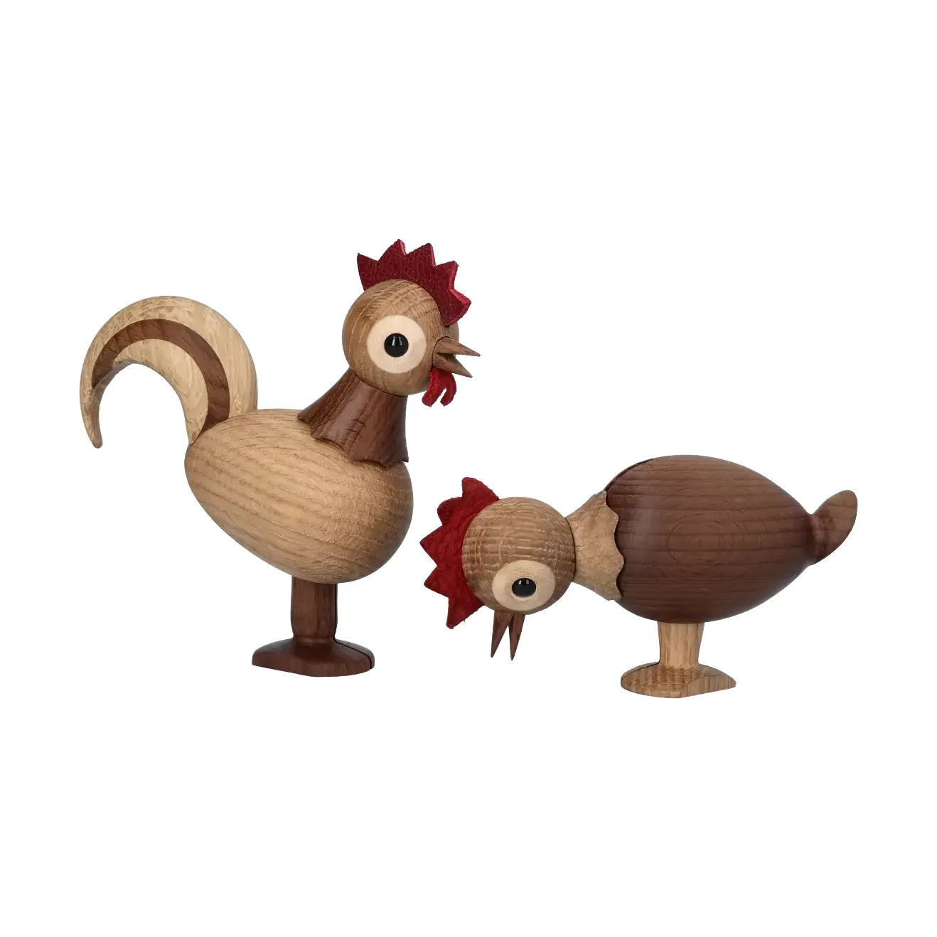 Rise Hahn Figur, Beige, 4,2x12x10,5 cm Spring Copenhagen
