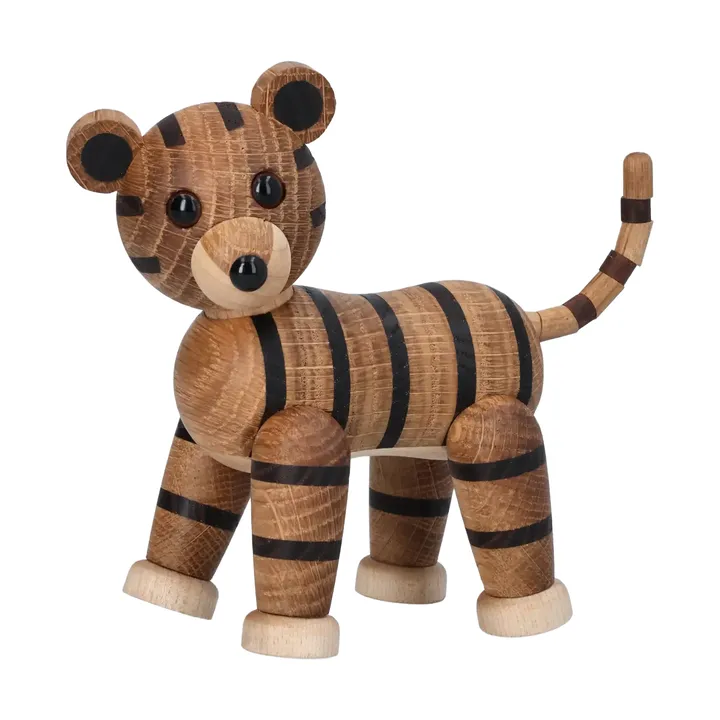 Shiva Tiger Figur - Beige, 12x6x12 cm - Spring Copenhagen