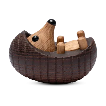 Spike Igel Dekoration 4 cm - thermal ash - Spring Copenhagen