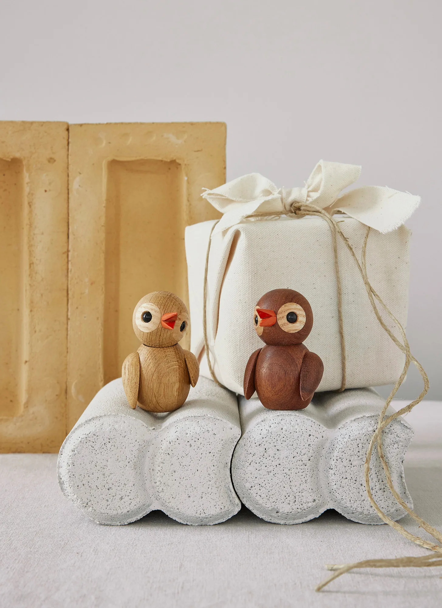 Spring Birds Dekoration 6,5 cm, Trendy, thermal ash Spring Copenhagen