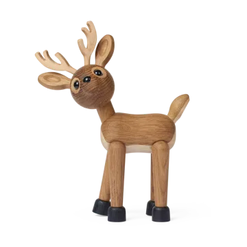 Star Reh Dekoration 26 cm - oak - Spring Copenhagen