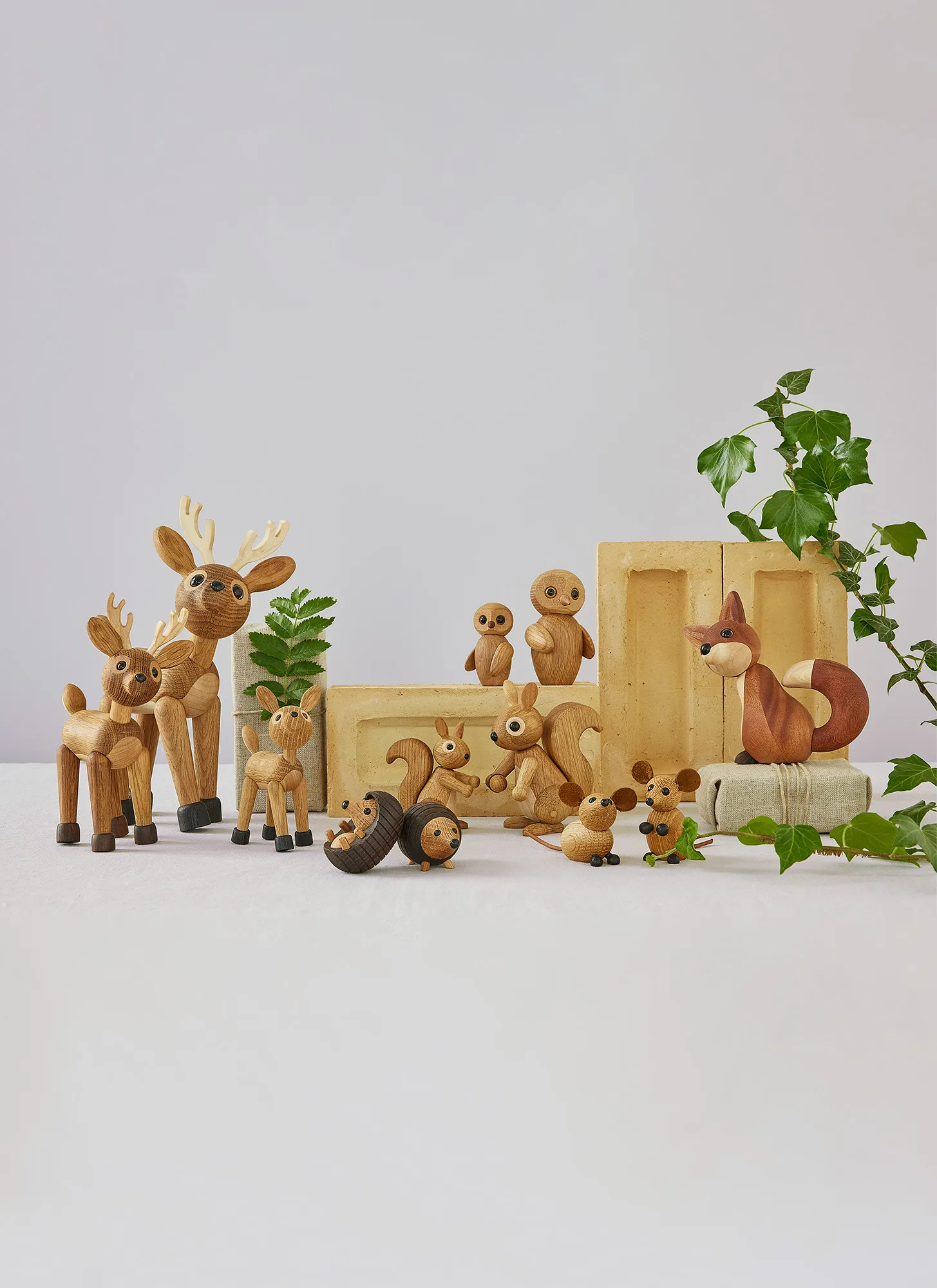 8-teiliges Feengarten-Dekor-Set – Harz-Igel & Holzpilze, Miniatur-Figuren