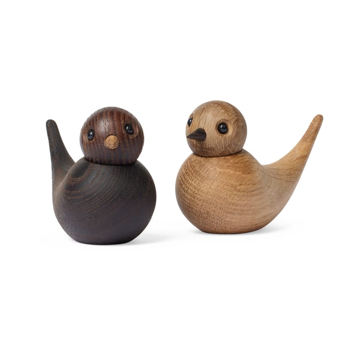 Sweeties Schwalben Dekoration 5,4 cm 2-teilig, oak Spring Copenhagen