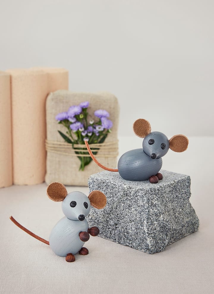 The farm mouse Dekoration 7 cm, grey Spring Copenhagen