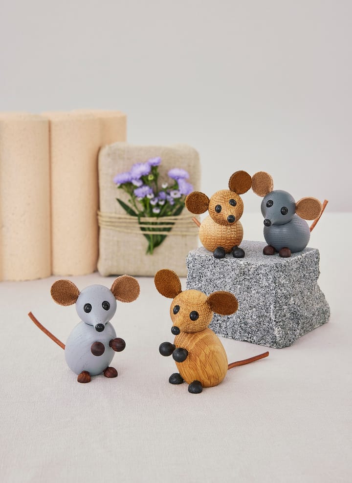The house mouse Dekoration 4,5 cm, grey Spring Copenhagen