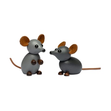 The house mouse Dekoration 4,5 cm - grey - Spring Copenhagen