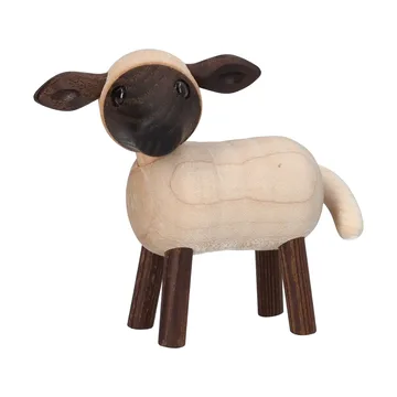 Will Lammfigur - Beige, 6,6x9xH8,5 cm - Spring Copenhagen