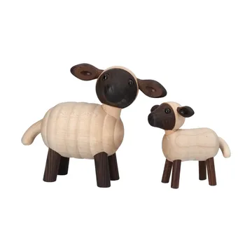 Will Lammfigur - Beige, 6,6x9xH8,5 cm - Spring Copenhagen