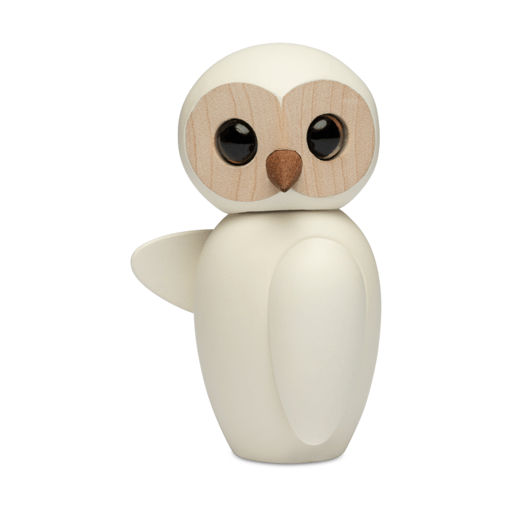 Wise Eule Dekoration 7 cm, white Spring Copenhagen