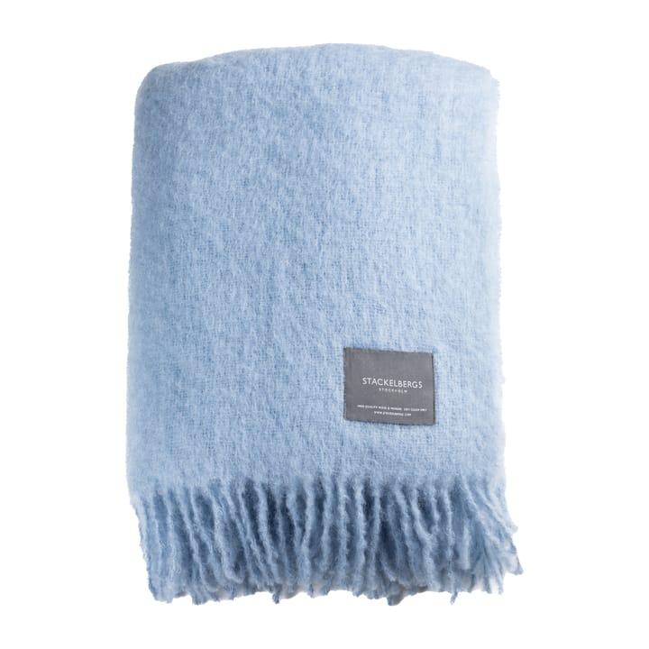 Mohair Decke - Blue Fog - Stackelbergs