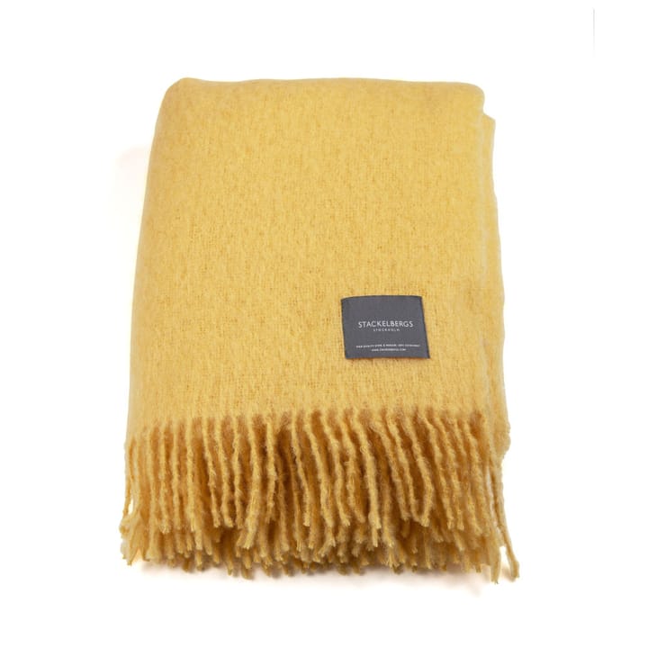 Mohair Decke - Golden yellow - Stackelbergs