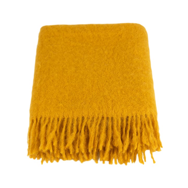 Mohair Decke - Mustard - Stackelbergs