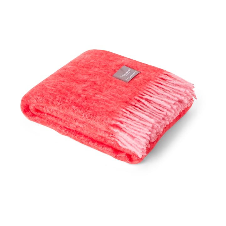 Mohair Decke - Pelagon & red melange - Stackelbergs