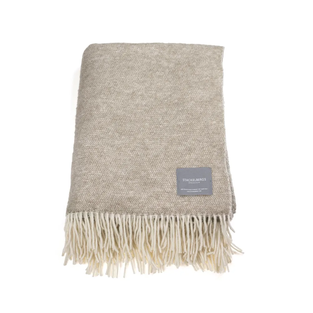 Wool Wolldecke, Beige & offwhite Stackelbergs
