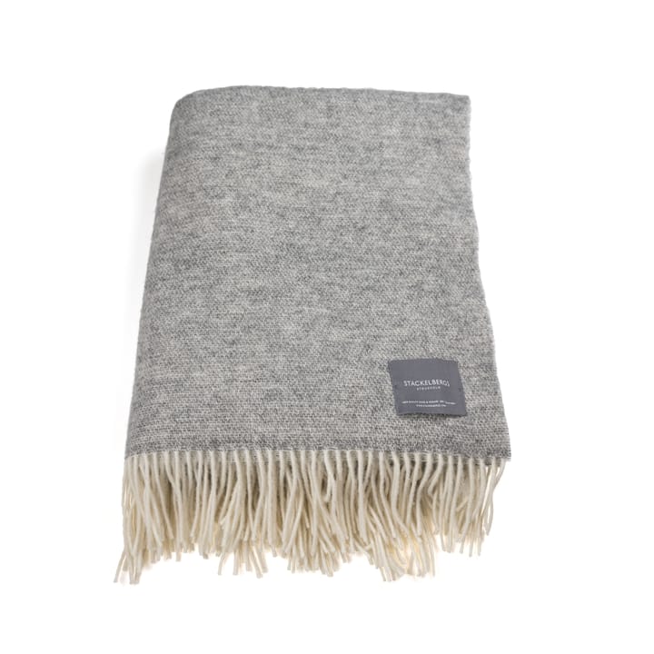 Wool Wolldecke - Grey & offwhite - Stackelbergs