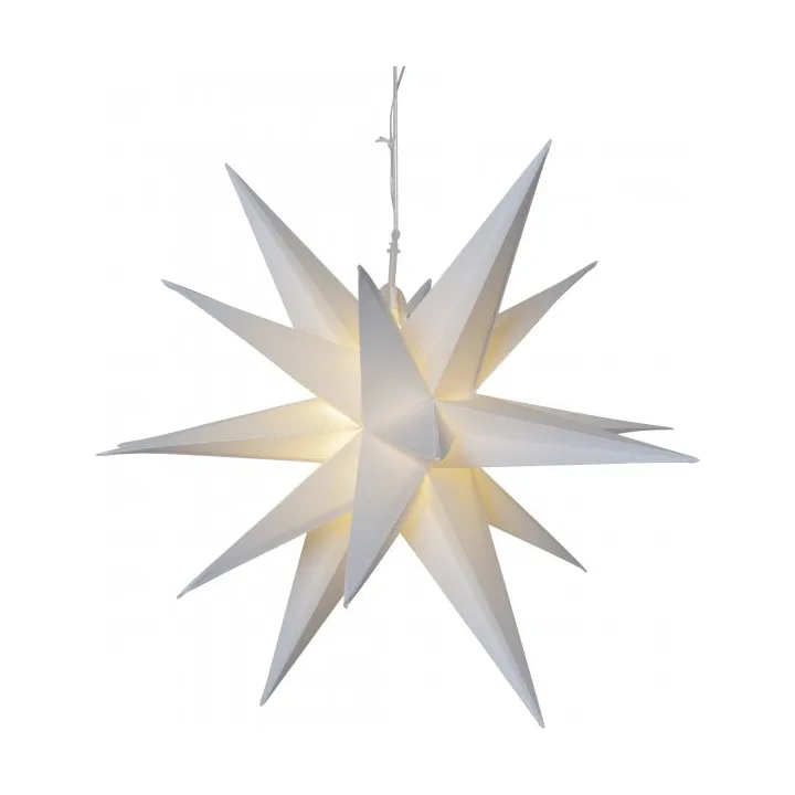 Alice Fensterleuchte Stern 57 cm, Weiß Star Trading