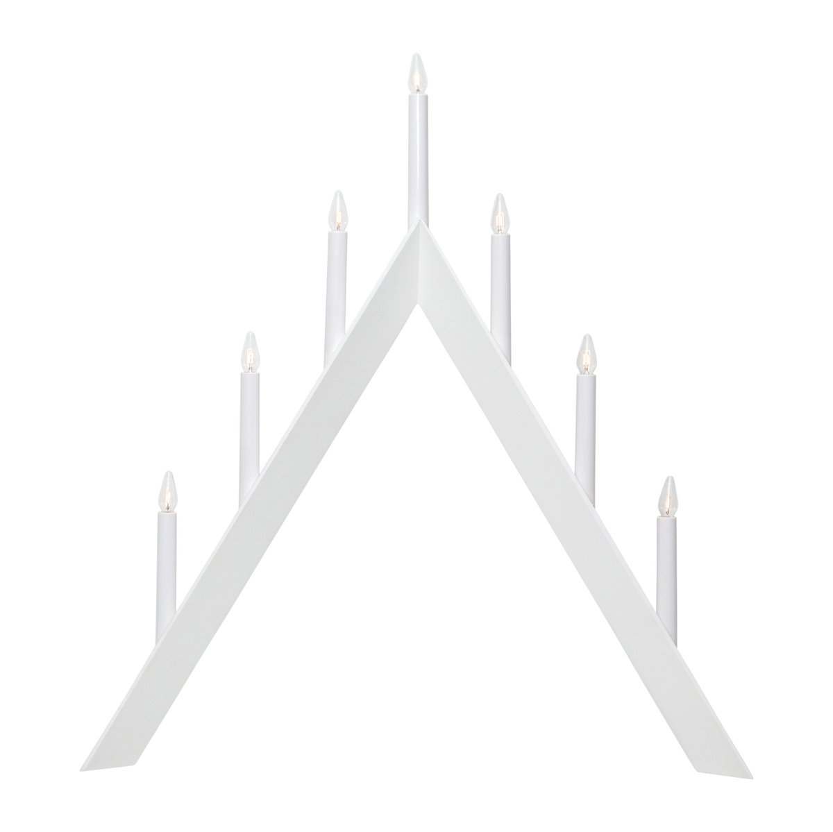 Star Trading Arrow Kerzenhalter 64,5cm Weiß | Skandinavisches Design | Fensterleuchter | Weiß