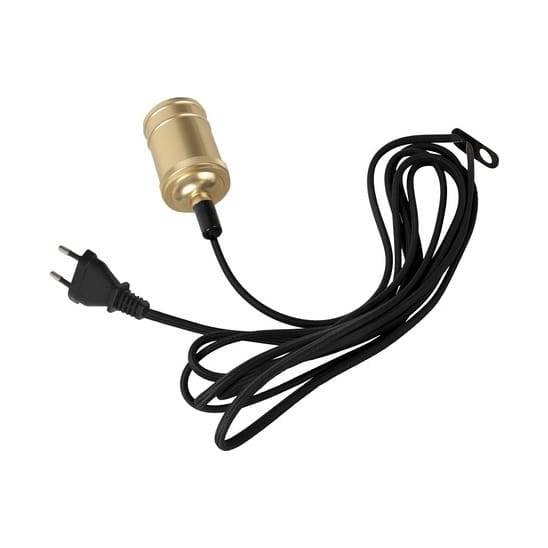 Classical Kabel mit Stecker, Schwarz-Messing Star Trading
