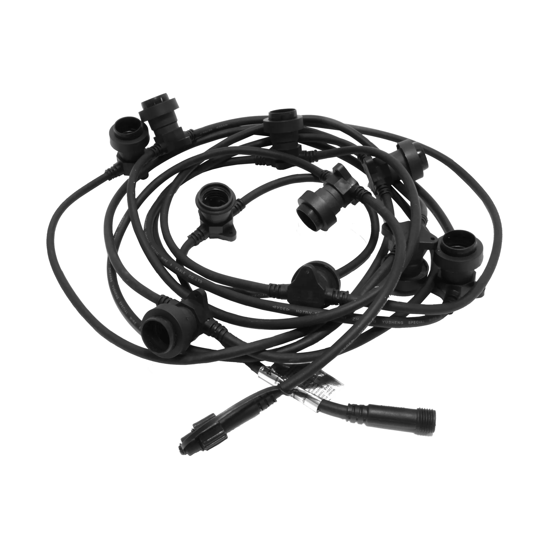 Connecta Lichterkette E27 7,35 m, Schwarz Star Trading