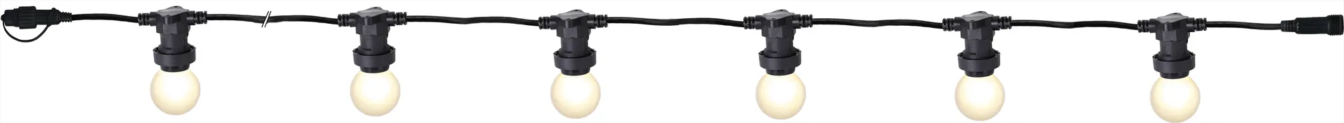 Connecta Lichterkette E27 7,35 m, Schwarz Star Trading