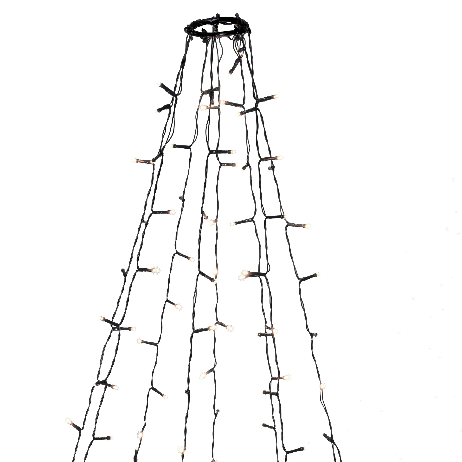 Crispy Lichterkette ice white, Grün Star Trading