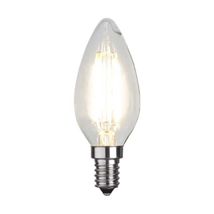 E14 Kronenkerze 4 W, Transparent Star Trading