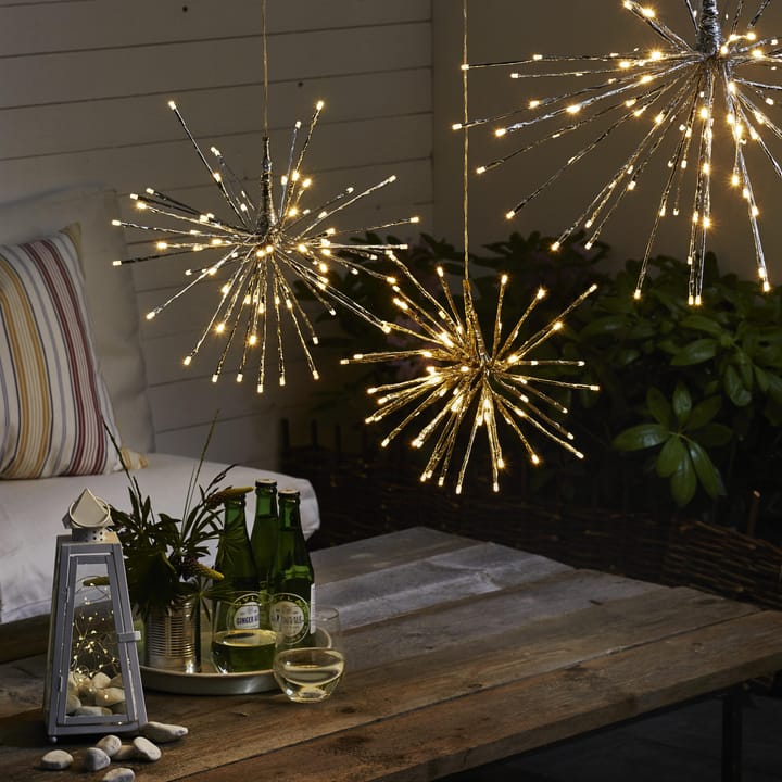 Firework Deko 40cm - Silber - Star Trading