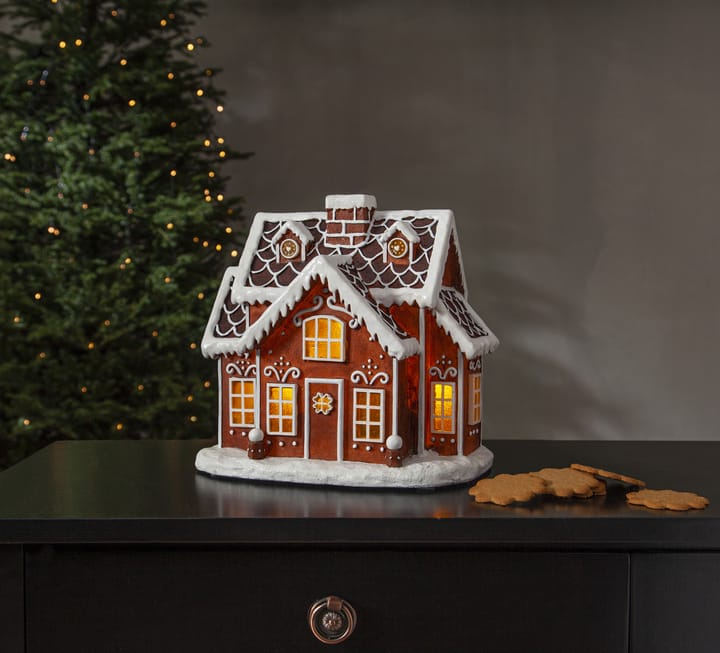 Gingerville panorama Weihnachtsbeleuchtung, Braun Star Trading