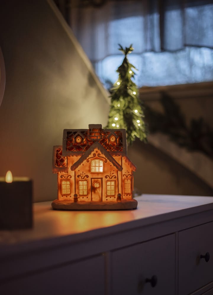 Gingerville panorama Weihnachtsbeleuchtung, Braun Star Trading