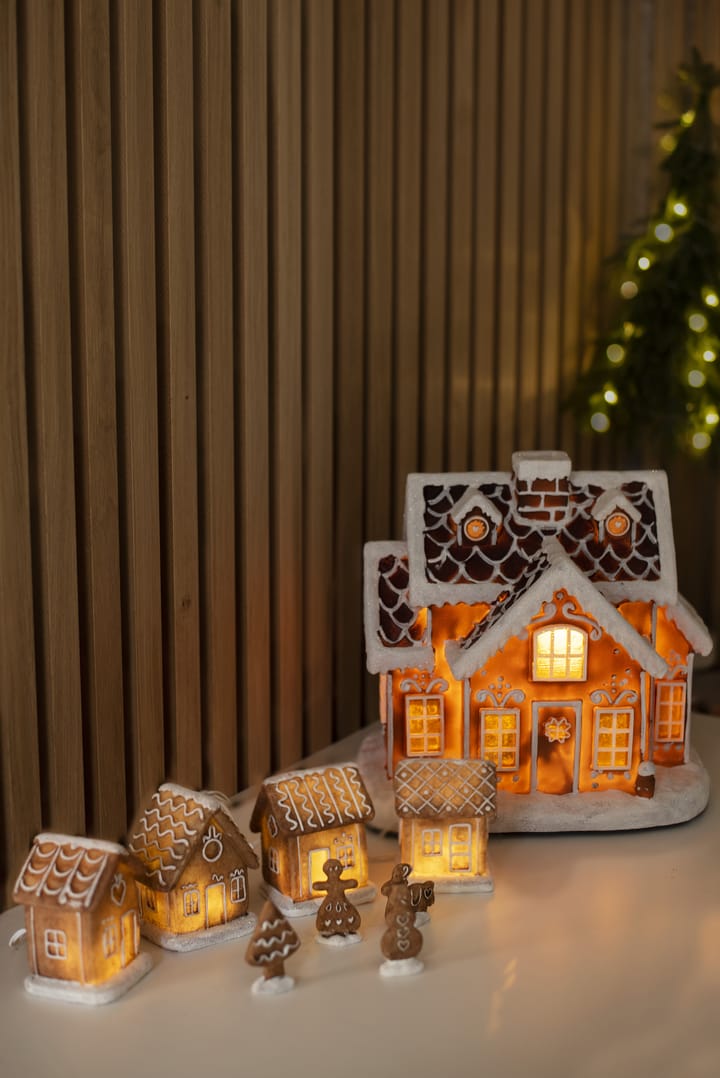 Gingerville panorama Weihnachtsbeleuchtung, Braun Star Trading