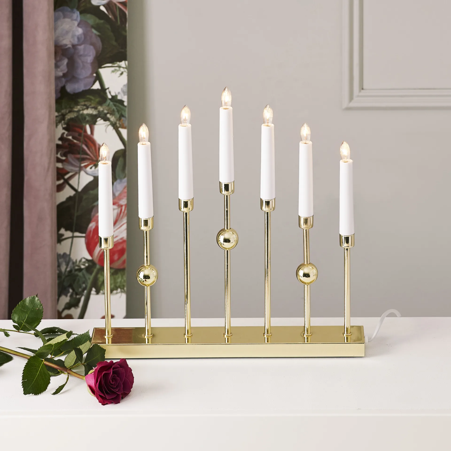 Gustavo Advents-Fensterleuchter, Messing Star Trading