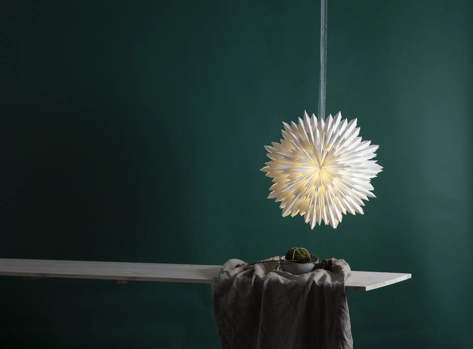 Ice Adventsstern Ø50cm, Weiß Star Trading