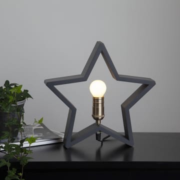 Lysekil Tisch-Adventsstern 29 cm - Grau - Star Trading